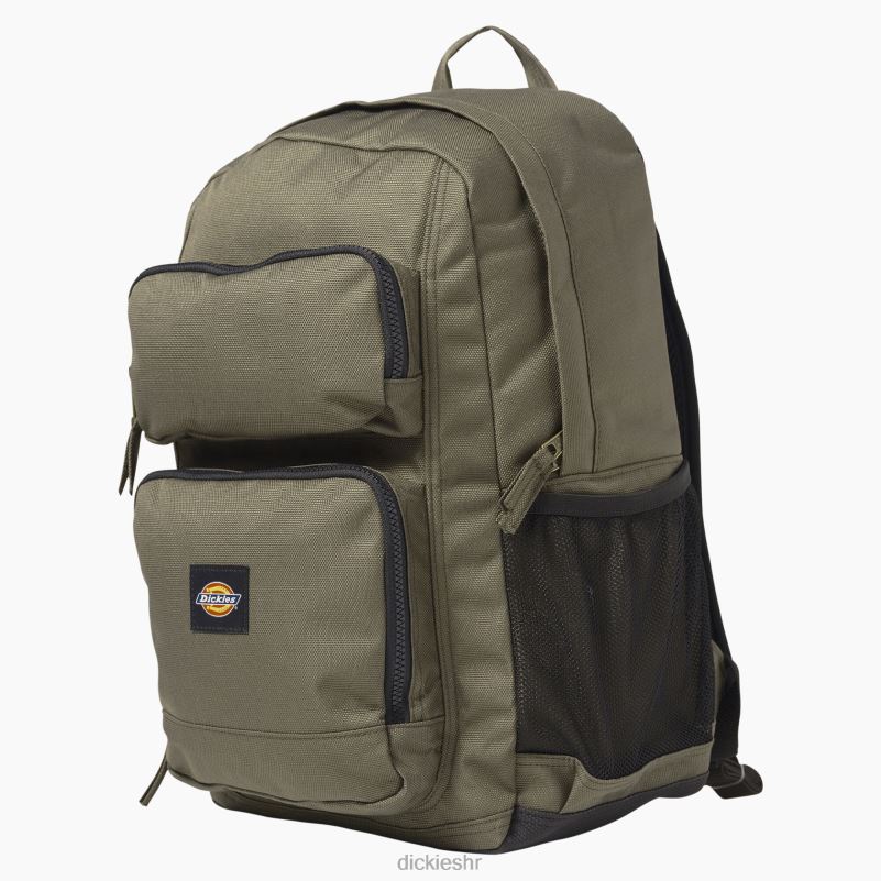 ruksak s dvostrukim džepom uniseks Dickies zelena mahovina (ms) 6BPL62741 pribor