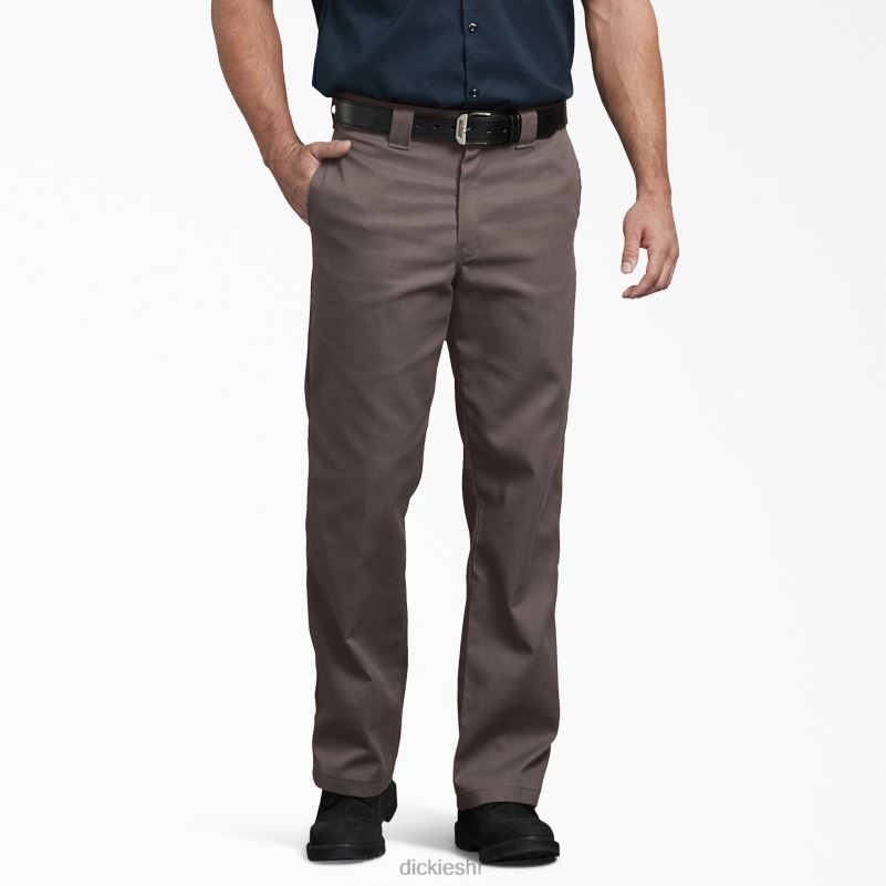 874 flex radne hlače muškarci Dickies tamno smeđa (db) 6BPL623 radna odjeća
