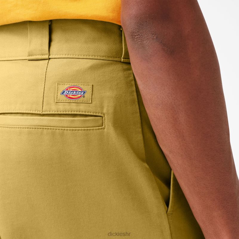Radne hlače od 100 godina satena muškarci Dickies stonewashed tamni kaki (s2k) 6BPL6274 radna odjeća
