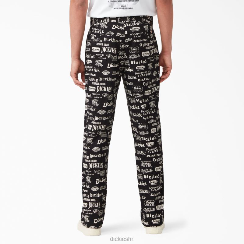 Radne hlače s logotipom 100 godina muškarci Dickies 100-godišnji ispis baštine (rps) 6BPL6333 radna odjeća