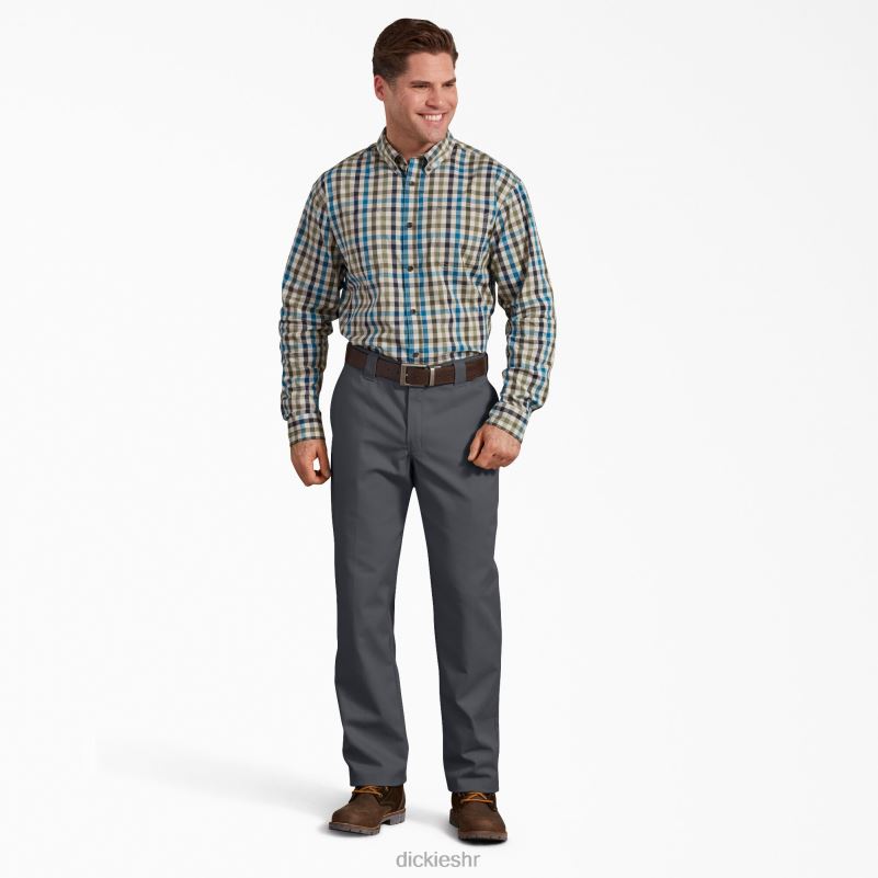 aktivan struk regular fit hlače muškarci Dickies ugljen siva (ch) 6BPL6169 radna odjeća