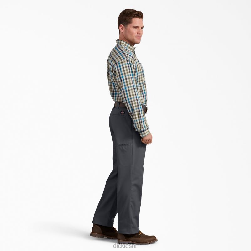 aktivan struk regular fit hlače muškarci Dickies ugljen siva (ch) 6BPL6169 radna odjeća