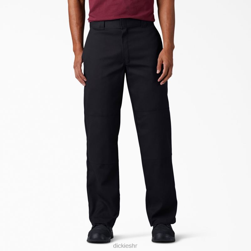 fleksibilne radne hlače slobodnog kroja s dva koljena muškarci Dickies crna (bk) 6BPL6132 radna odjeća