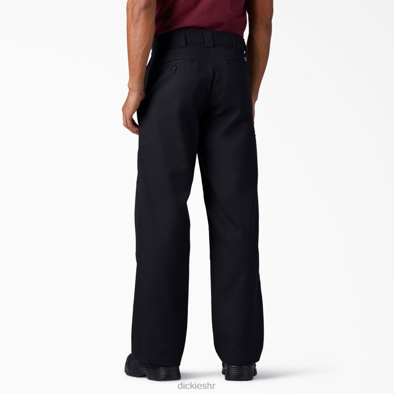 fleksibilne radne hlače slobodnog kroja s dva koljena muškarci Dickies crna (bk) 6BPL6132 radna odjeća