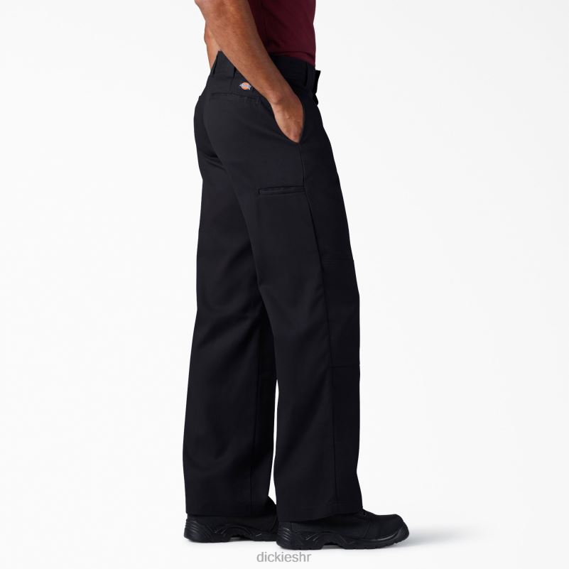 fleksibilne radne hlače slobodnog kroja s dva koljena muškarci Dickies crna (bk) 6BPL6132 radna odjeća