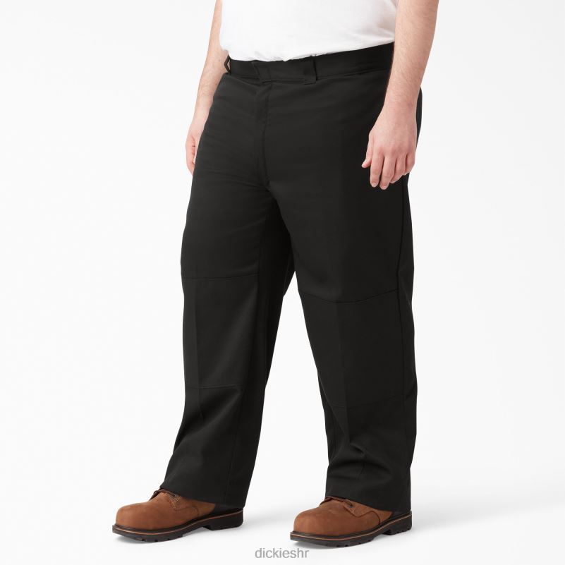 fleksibilne radne hlače slobodnog kroja s dva koljena muškarci Dickies crna (bk) 6BPL6132 radna odjeća