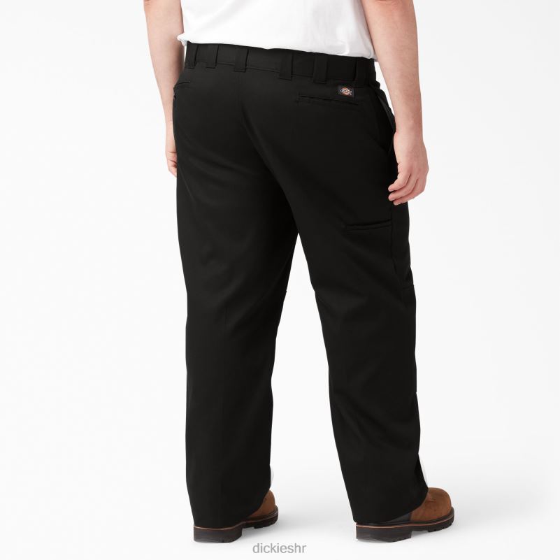 fleksibilne radne hlače slobodnog kroja s dva koljena muškarci Dickies crna (bk) 6BPL6132 radna odjeća