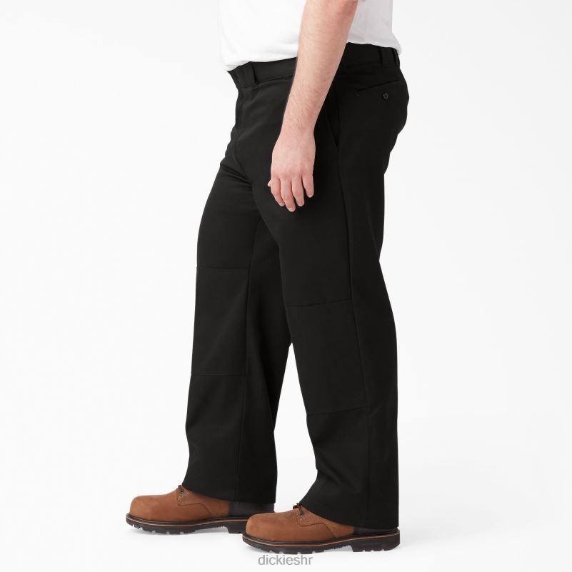 fleksibilne radne hlače slobodnog kroja s dva koljena muškarci Dickies crna (bk) 6BPL6132 radna odjeća