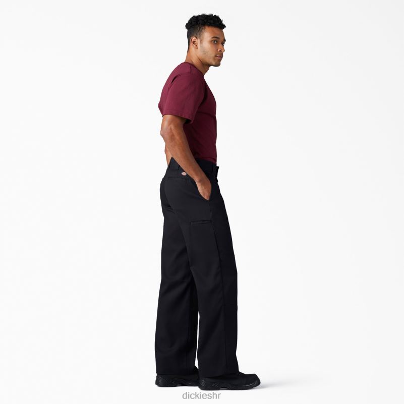 fleksibilne radne hlače slobodnog kroja s dva koljena muškarci Dickies crna (bk) 6BPL6132 radna odjeća