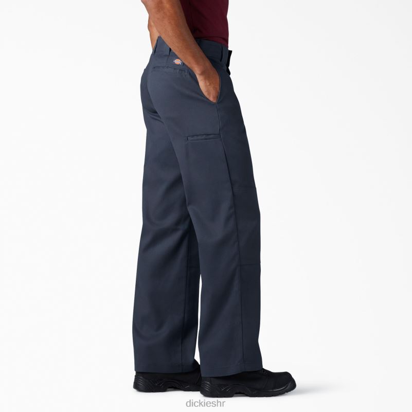 fleksibilne radne hlače slobodnog kroja s dva koljena muškarci Dickies tamnoplava (dn) 6BPL6134 radna odjeća