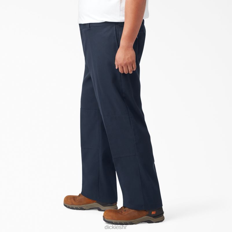fleksibilne radne hlače slobodnog kroja s dva koljena muškarci Dickies tamnoplava (dn) 6BPL6134 radna odjeća