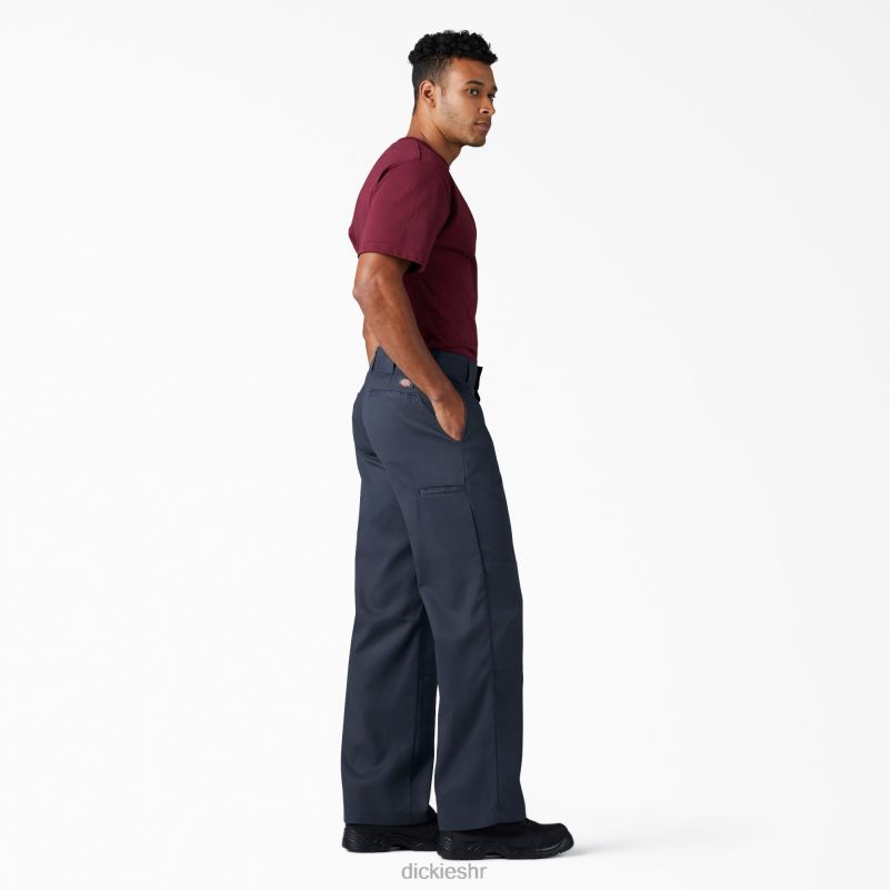 fleksibilne radne hlače slobodnog kroja s dva koljena muškarci Dickies tamnoplava (dn) 6BPL6134 radna odjeća