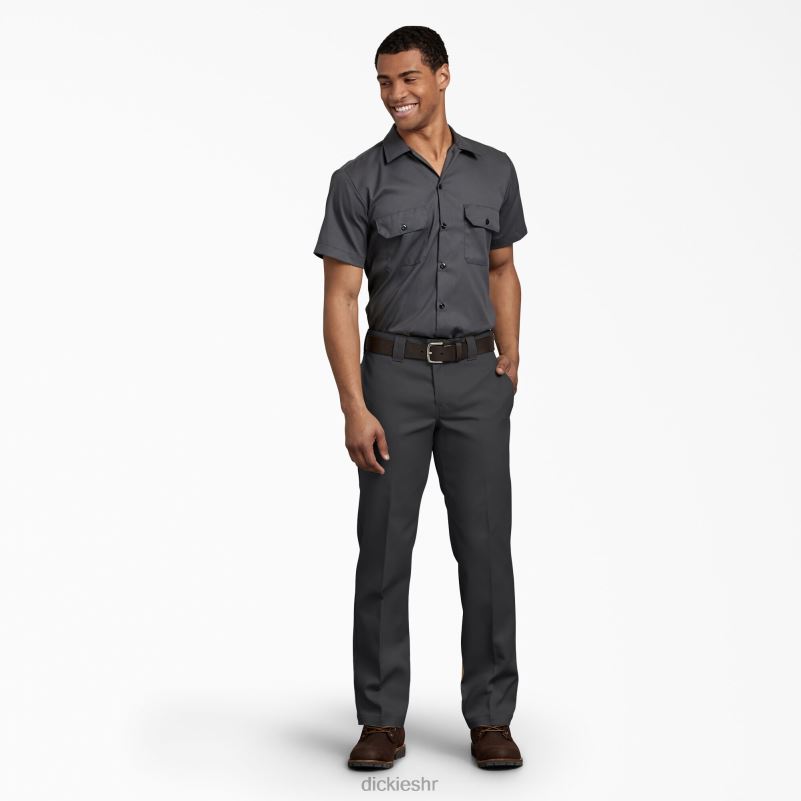 flex radne hlače uskog kroja muškarci Dickies crna (bk) 6BPL6152 radna odjeća