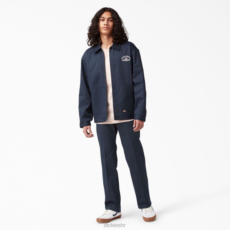 flex radne hlače uskog kroja muškarci Dickies tamnoplava (dn) 6BPL6154 radna odjeća