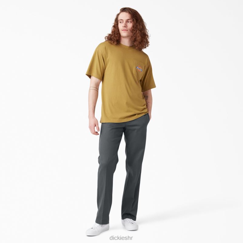 flex radne hlače uskog kroja muškarci Dickies ugljen siva (ch) 6BPL6153 radna odjeća