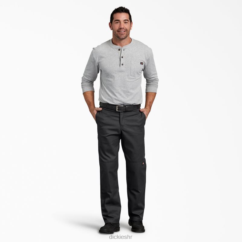 flex regular fit radne hlače s dva koljena muškarci Dickies crna (bk) 6BPL6172 radna odjeća