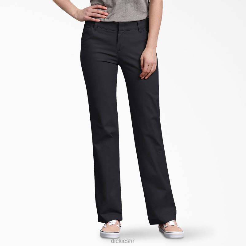 hlače opuštenog kroja žene Dickies crna (bk) 6BPL61745 radna odjeća