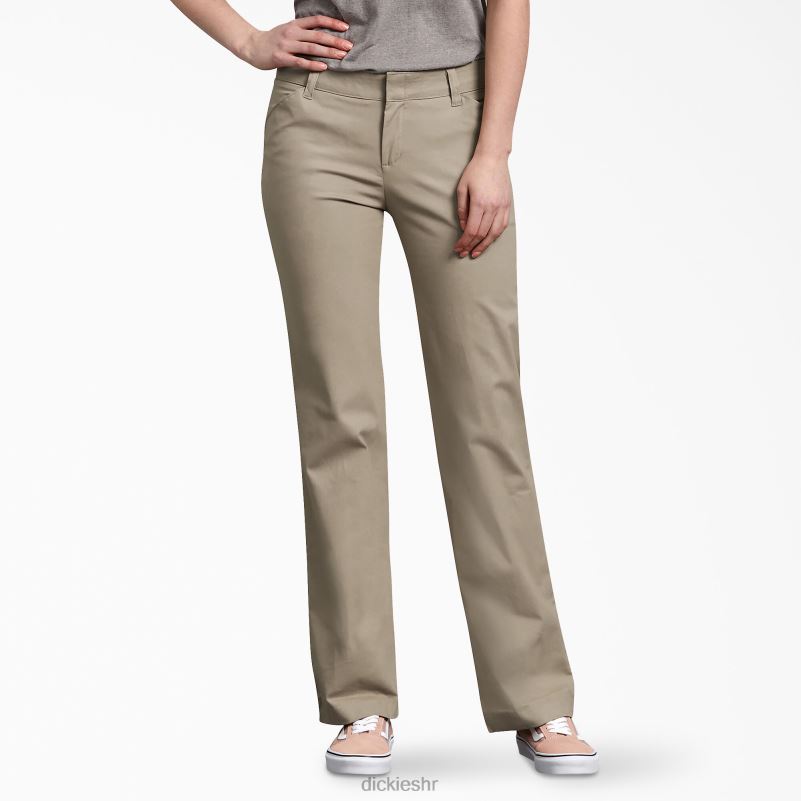hlače opuštenog kroja žene Dickies pustinjski pijesak (ds) 6BPL61747 radna odjeća