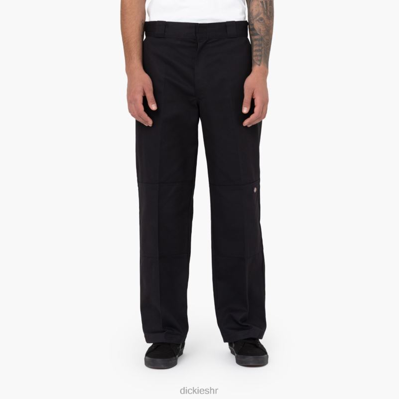 široke radne hlače s dva koljena muškarci Dickies crna (bk) 6BPL626 radna odjeća