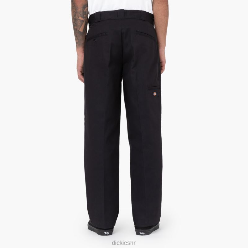 široke radne hlače s dva koljena muškarci Dickies crna (bk) 6BPL626 radna odjeća