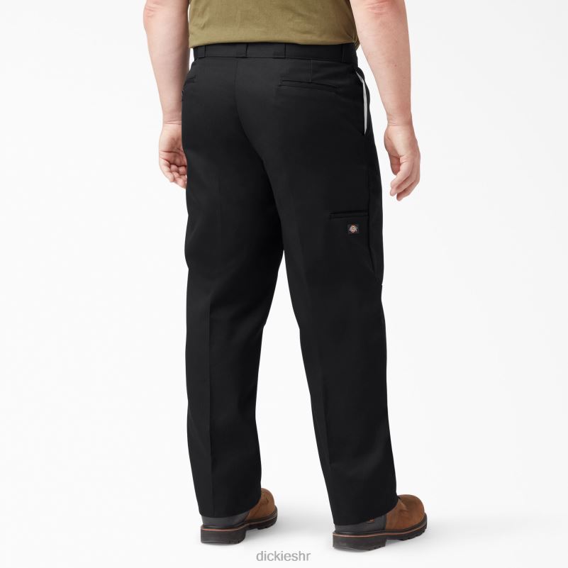 široke radne hlače s dva koljena muškarci Dickies crna (bk) 6BPL626 radna odjeća