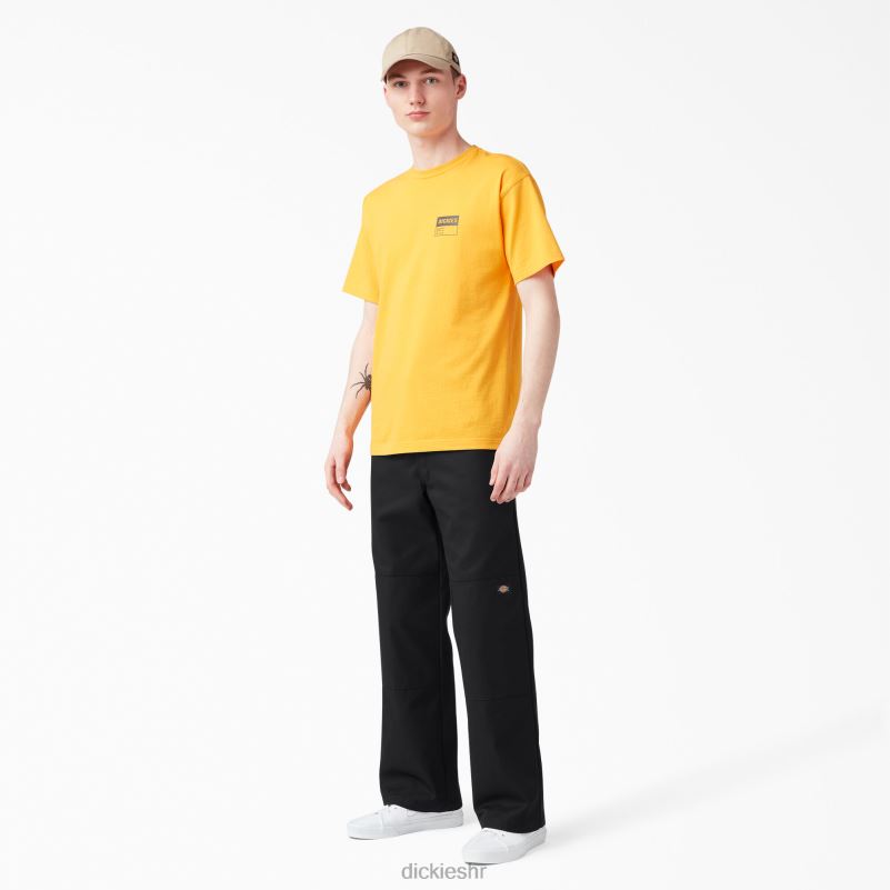 široke radne hlače s dva koljena muškarci Dickies crna (bk) 6BPL626 radna odjeća