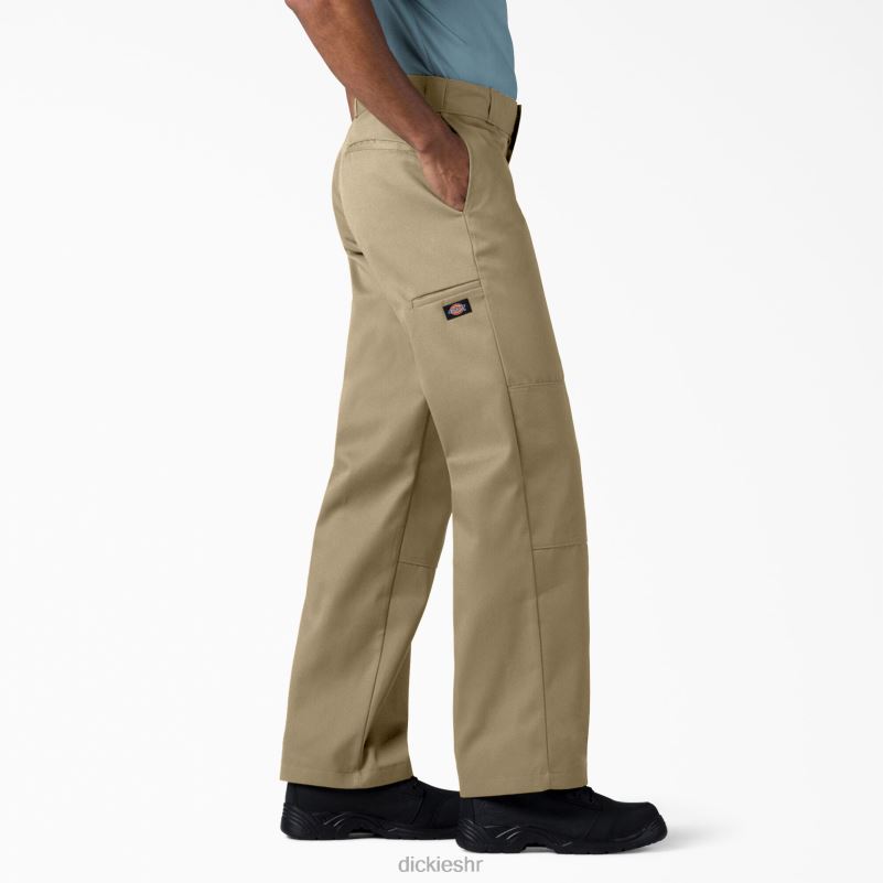 široke radne hlače s dva koljena muškarci Dickies kaki (kh) 6BPL630 radna odjeća