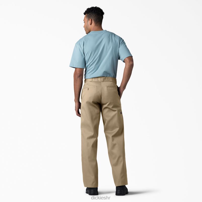 široke radne hlače s dva koljena muškarci Dickies kaki (kh) 6BPL630 radna odjeća