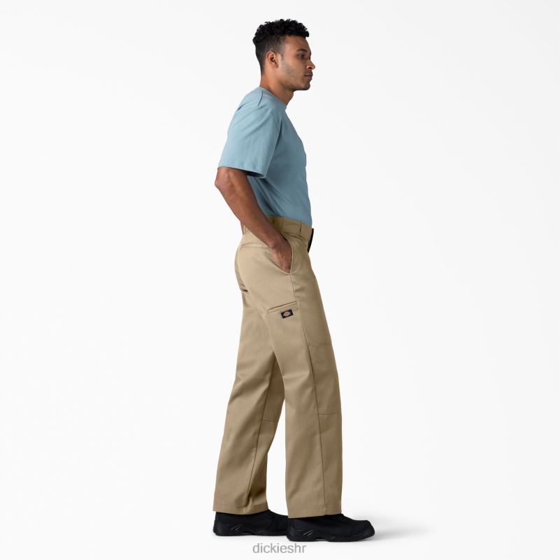 široke radne hlače s dva koljena muškarci Dickies kaki (kh) 6BPL630 radna odjeća