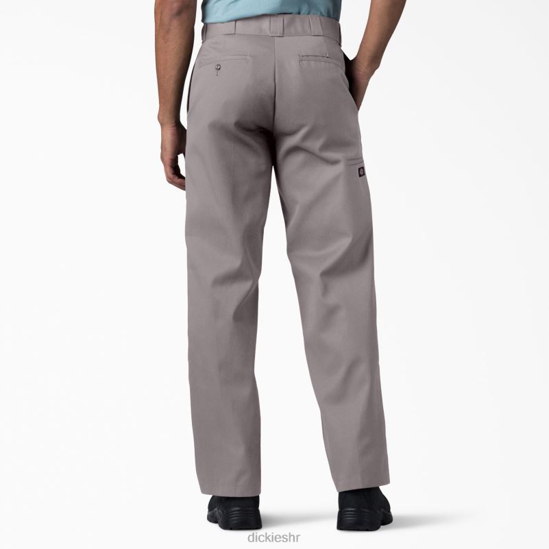 široke radne hlače s dva koljena muškarci Dickies srebro (sv) 6BPL631 radna odjeća