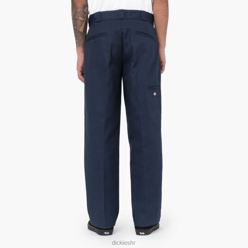 široke radne hlače s dva koljena muškarci Dickies tamnoplava (dn) 6BPL629 radna odjeća