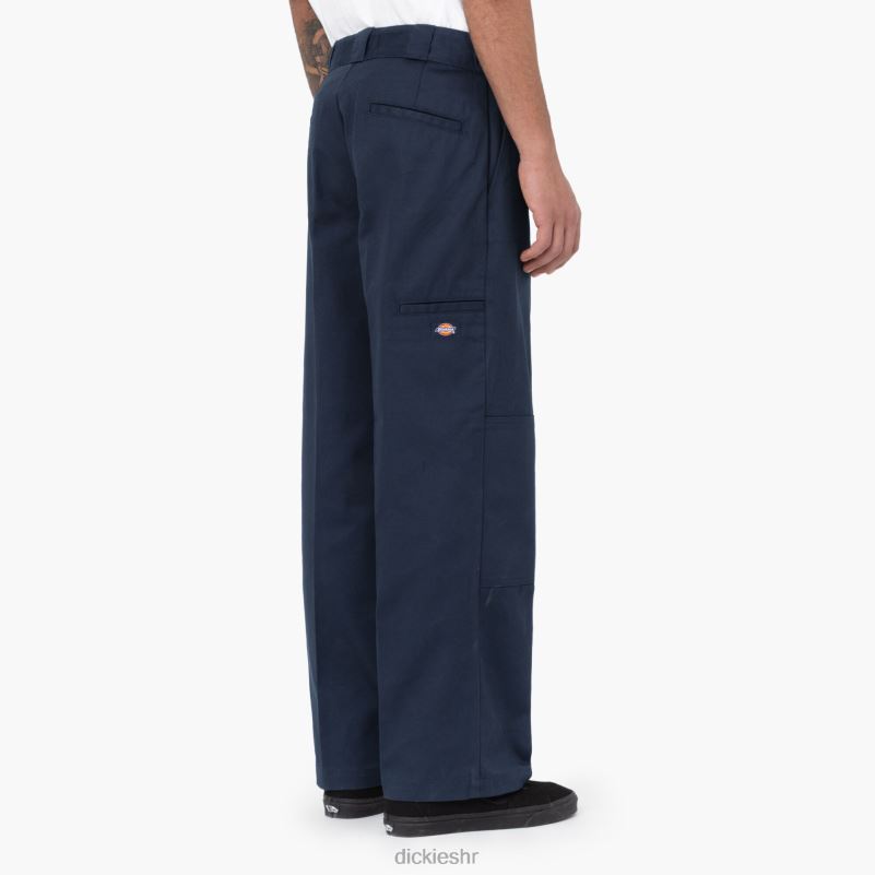 široke radne hlače s dva koljena muškarci Dickies tamnoplava (dn) 6BPL629 radna odjeća