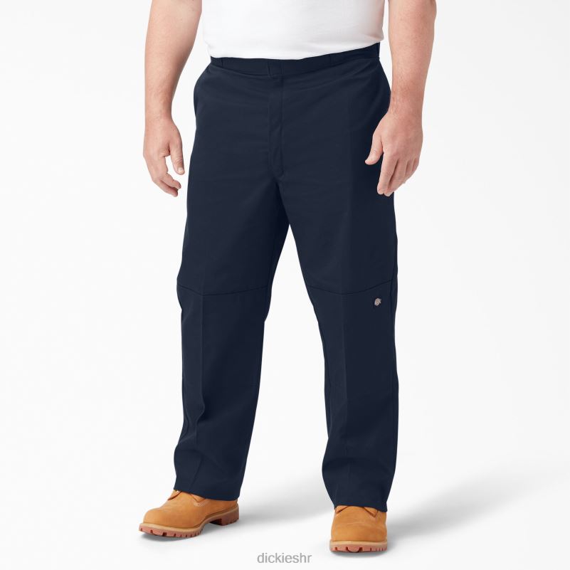 široke radne hlače s dva koljena muškarci Dickies tamnoplava (dn) 6BPL629 radna odjeća