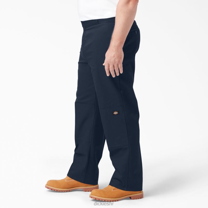 široke radne hlače s dva koljena muškarci Dickies tamnoplava (dn) 6BPL629 radna odjeća