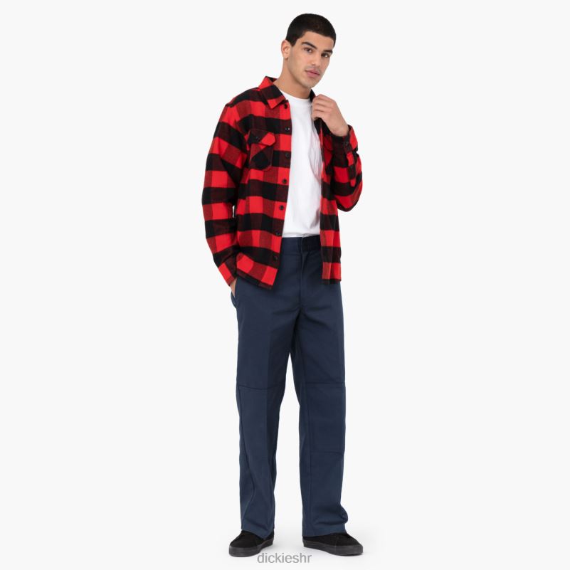 široke radne hlače s dva koljena muškarci Dickies tamnoplava (dn) 6BPL629 radna odjeća