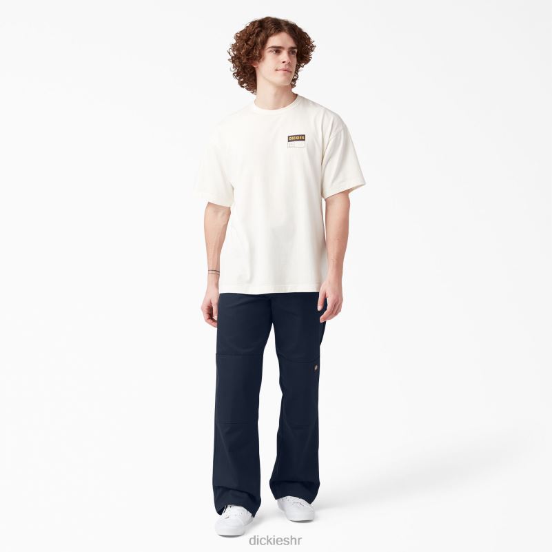 široke radne hlače s dva koljena muškarci Dickies tamnoplava (dn) 6BPL629 radna odjeća