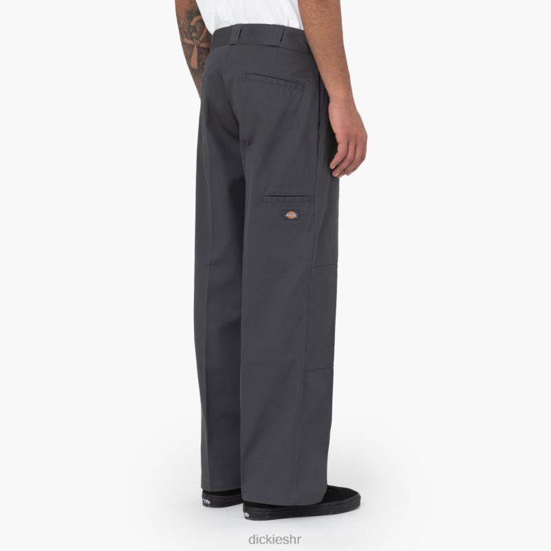 široke radne hlače s dva koljena muškarci Dickies ugljen siva (ch) 6BPL627 radna odjeća