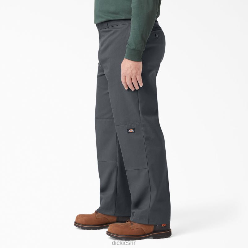široke radne hlače s dva koljena muškarci Dickies ugljen siva (ch) 6BPL627 radna odjeća