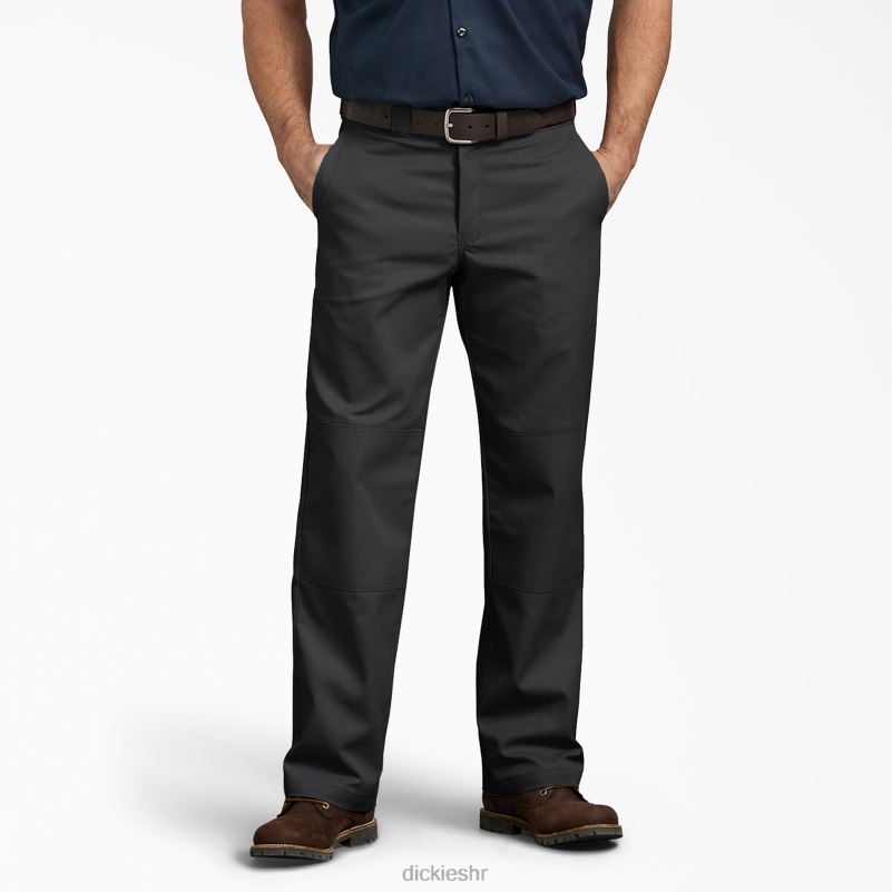 opuštene radne hlače s dva koljena muškarci Dickies crna (bk) 6BPL6180 radna odjeća