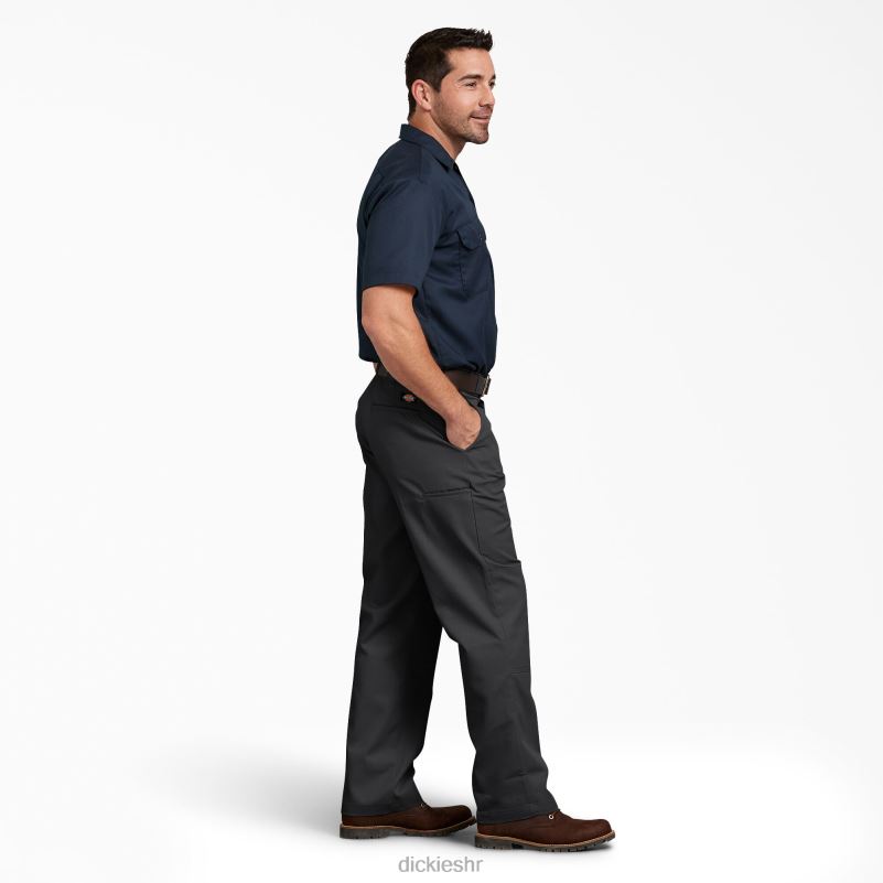 opuštene radne hlače s dva koljena muškarci Dickies crna (bk) 6BPL6180 radna odjeća