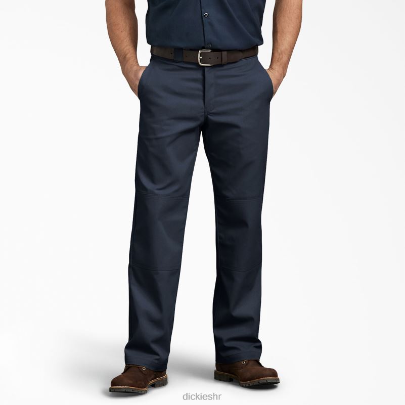 opuštene radne hlače s dva koljena muškarci Dickies tamnoplava (dn) 6BPL6181 radna odjeća