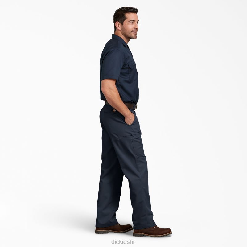 opuštene radne hlače s dva koljena muškarci Dickies tamnoplava (dn) 6BPL6181 radna odjeća