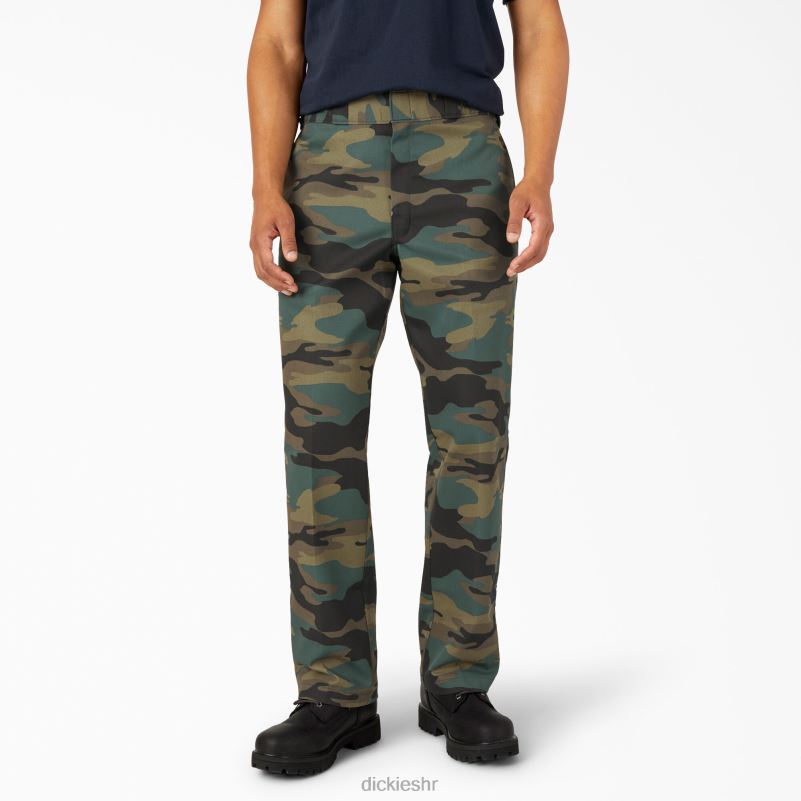 original 874 radne hlače muškarci Dickies lovački zeleni kamuflažni (hrc) 6BPL69 radna odjeća