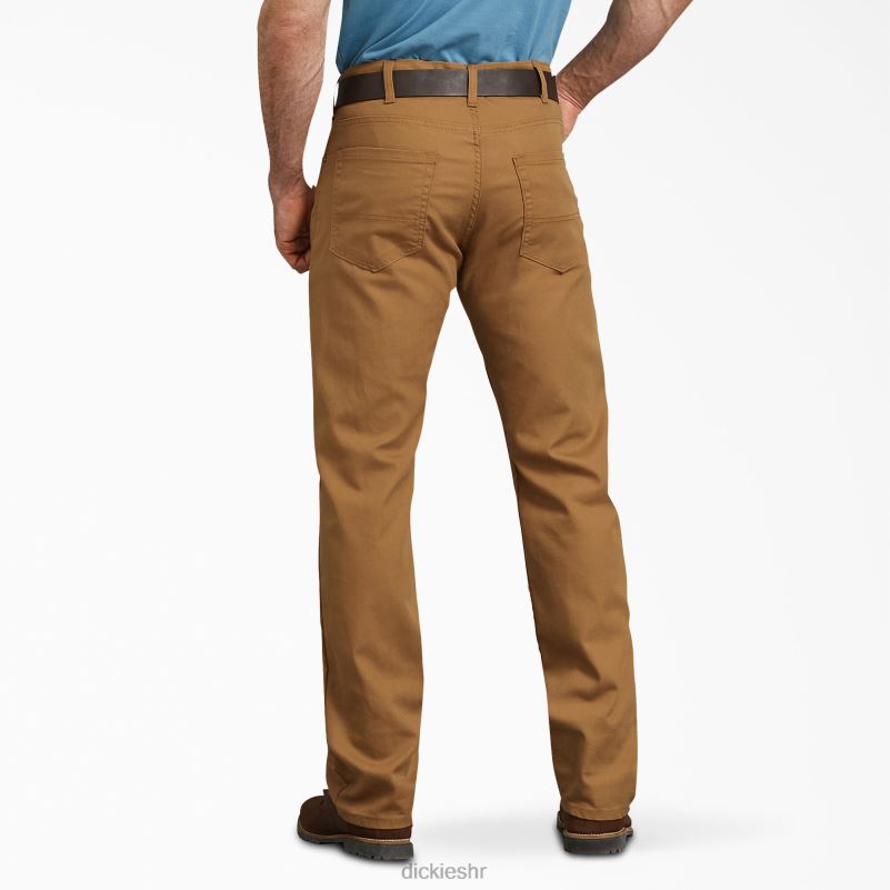 pačje hlače regularnog kroja muškarci Dickies oprana smeđa patka (sbd) 6BPL6135 radna odjeća
