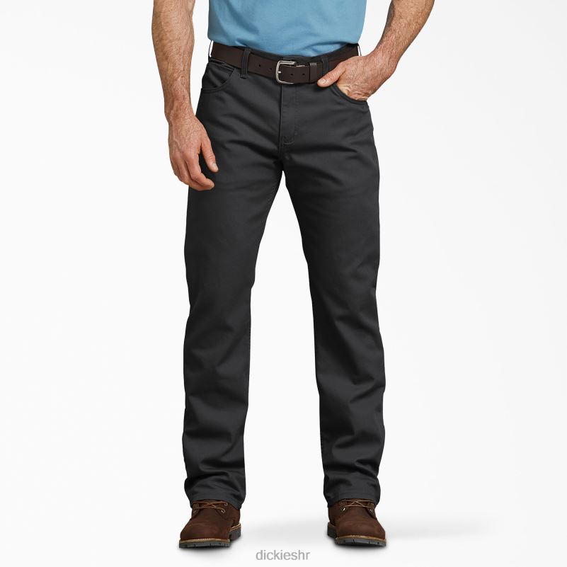 pačje hlače regularnog kroja muškarci Dickies stonewashed black (sbk) 6BPL6136 radna odjeća