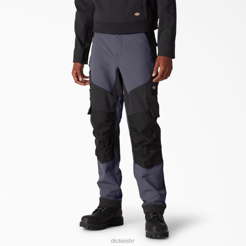 radna odjeća za performanse tehničke fleksibilne hlače muškarci Dickies sivo crna (ueb) 6BPL6266 radna odjeća