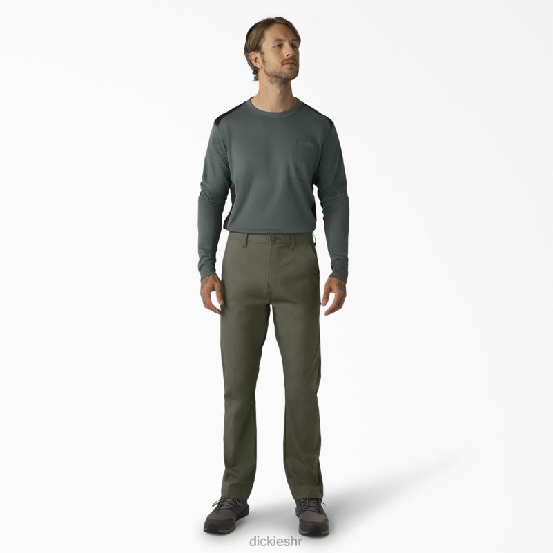 rashladne hibridne pomoćne hlače muškarci Dickies zelena mahovina (ms) 6BPL665 radna odjeća
