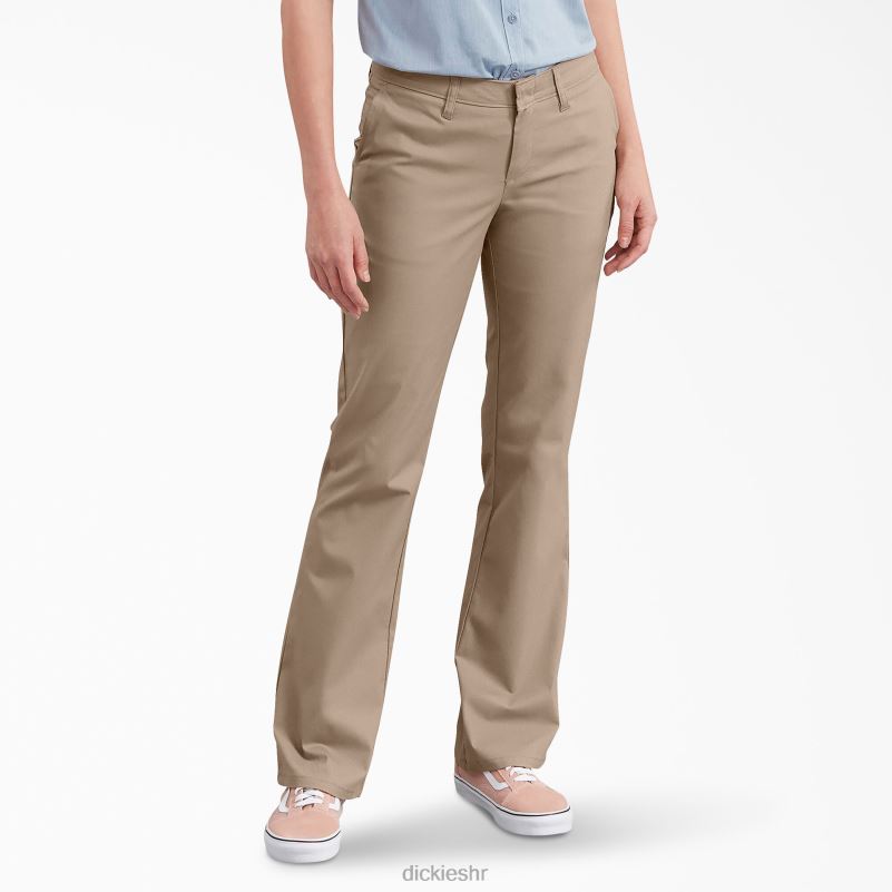 uske hlače bootcut kroja žene Dickies pustinjski pijesak (ds) 6BPL61717 radna odjeća