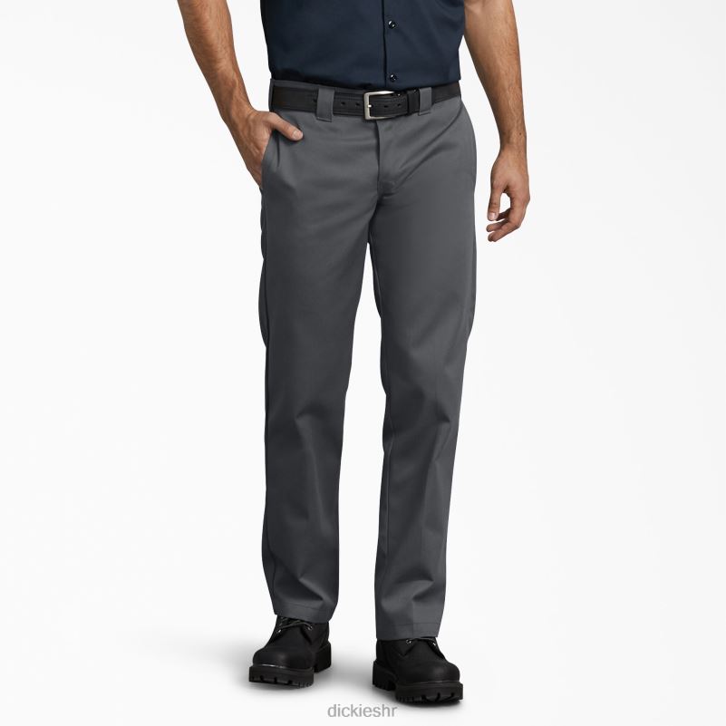 uske radne hlače muškarci Dickies ugljen siva (ch) 6BPL6114 radna odjeća