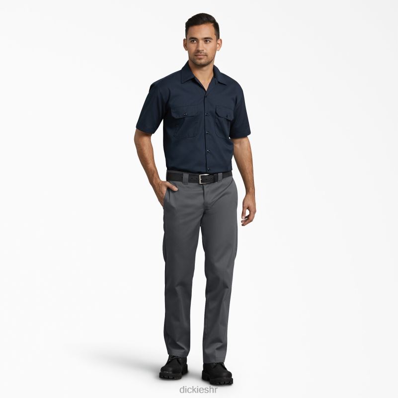 uske radne hlače muškarci Dickies ugljen siva (ch) 6BPL6114 radna odjeća